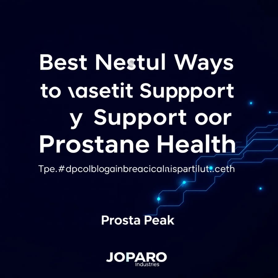 Taking Control of Your Prostate Health with Prosta Peak