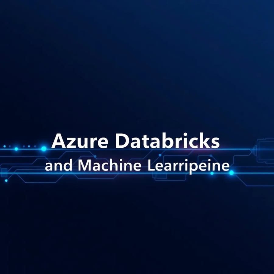 Introduction to Azure Databricks and Machine Learning Pipelines