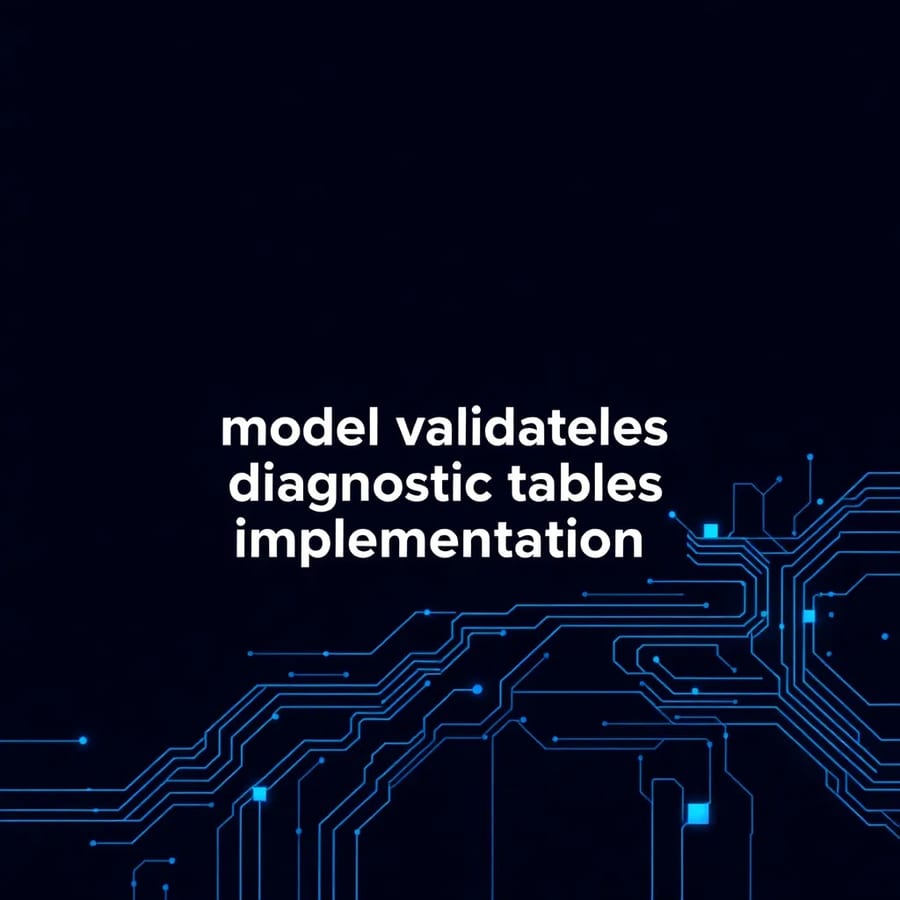 Common Pitfalls and Challenges in Model Validation Diagnostic Tables Implementation