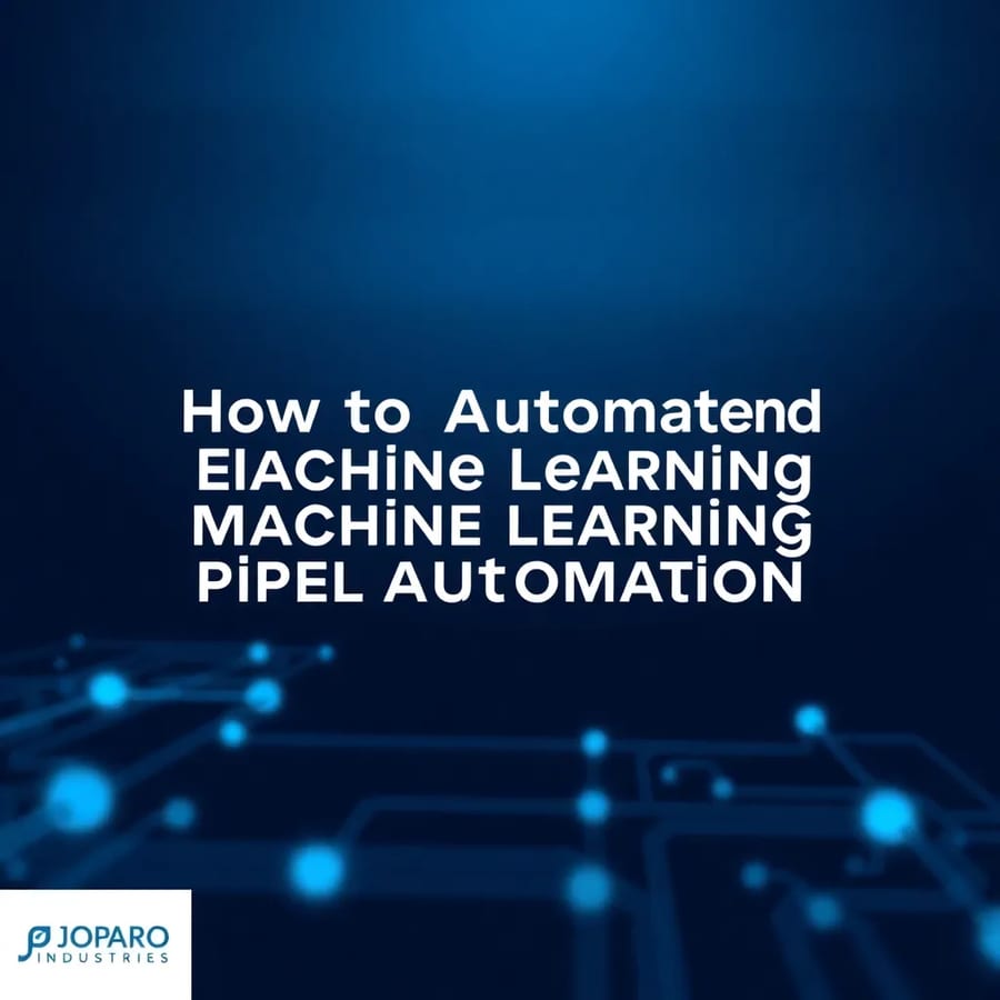 Introduction to Machine Learning Pipeline Automation