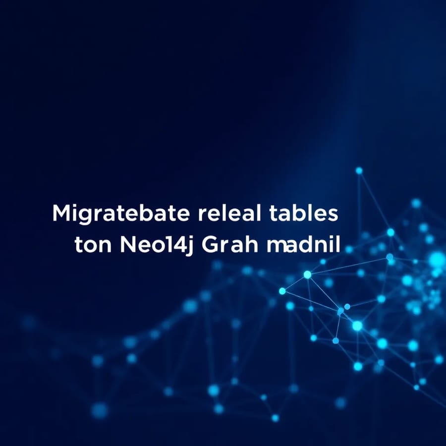 Migrating Relational Tables to Neo4j Graph Model: A Comprehensive Implementation Blueprint