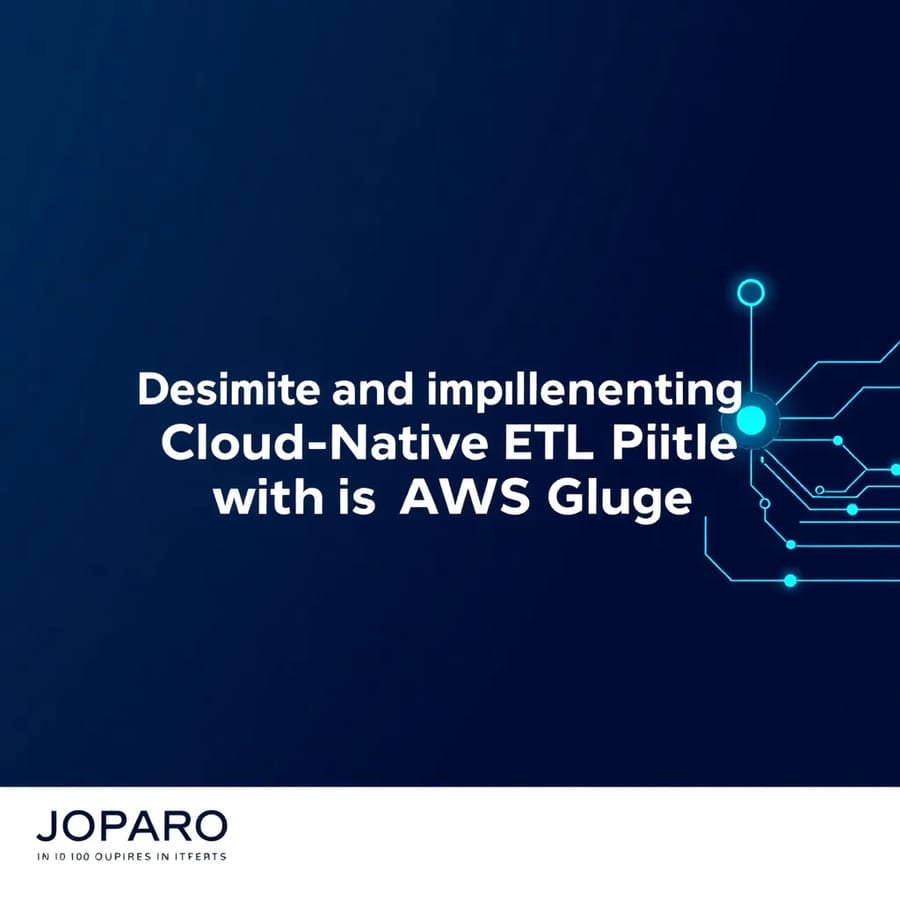 Designing and Implementing Cloud-Native ETL Pipelines with AWS Glue