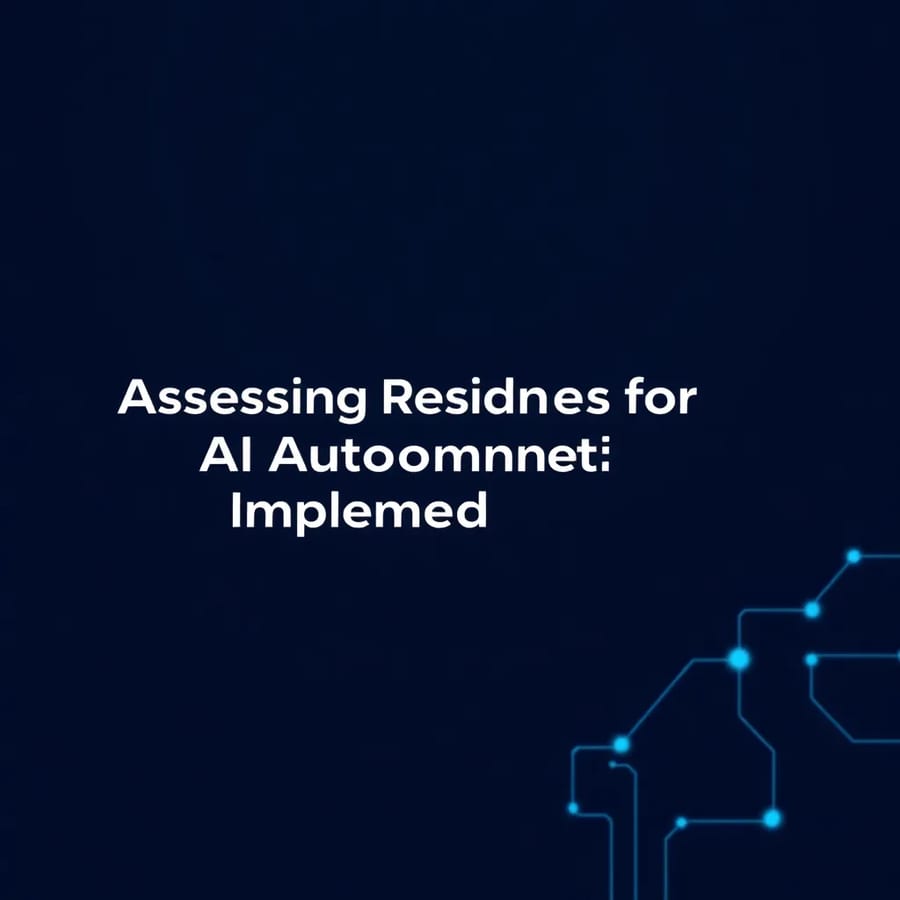 Assessing Readiness for AI Automation Implementation
