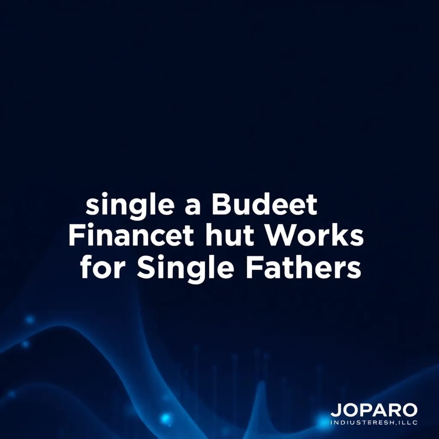 Creating a Budget That Works for Single Fathers