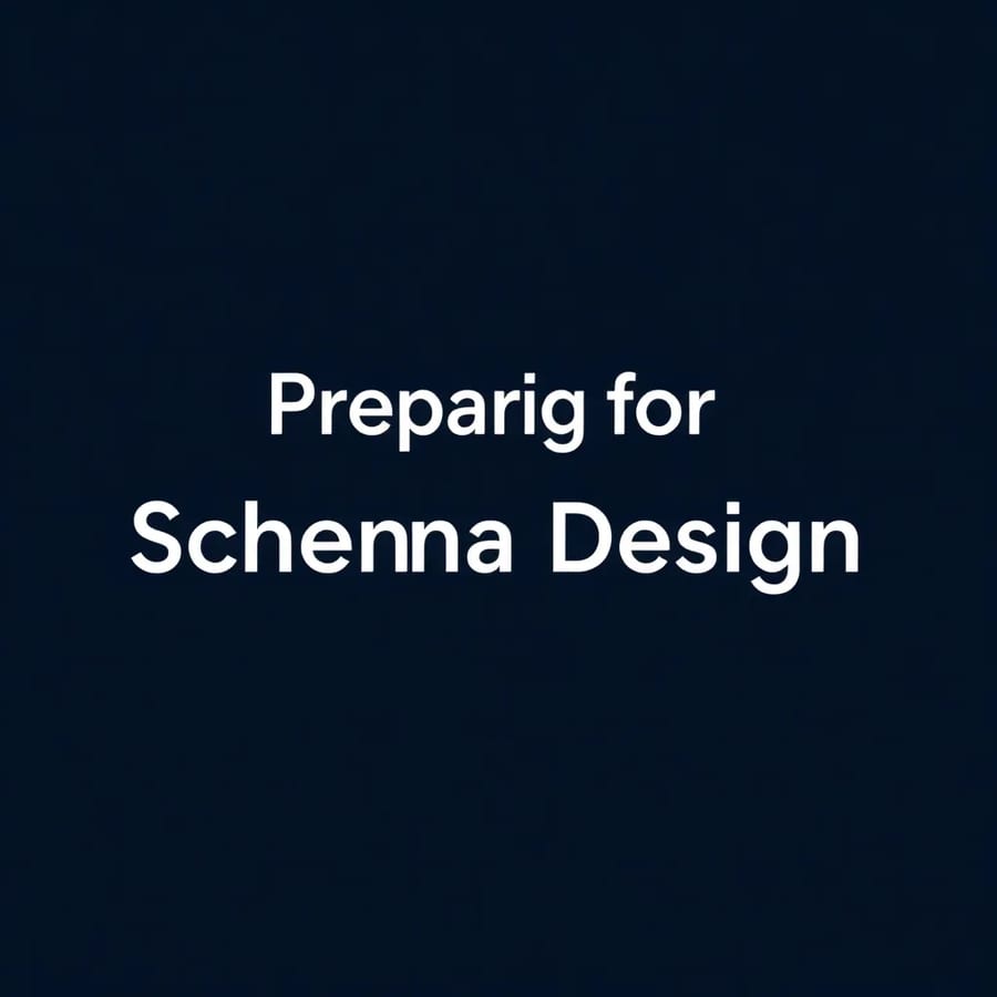 Preparing for Schema Design
