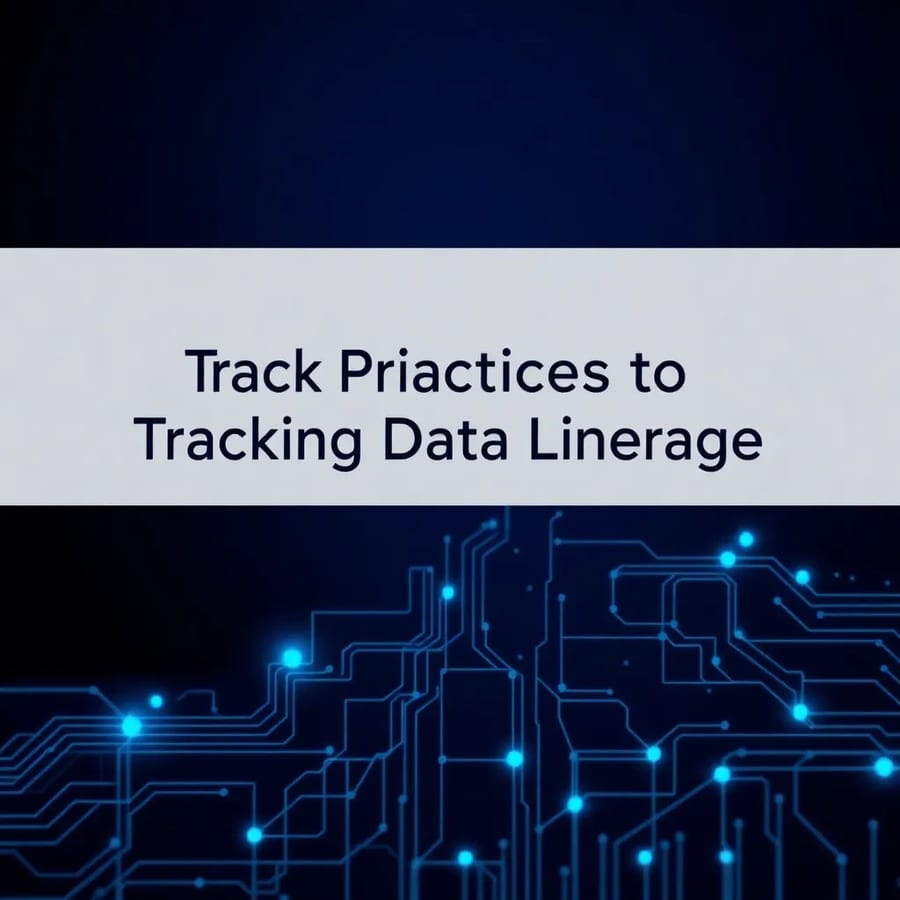 Best Practices for Tracking Data Lineage